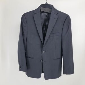 Michael Kors Boys Youth Black Blazer Jacket Suit Coat Formal Size 14R